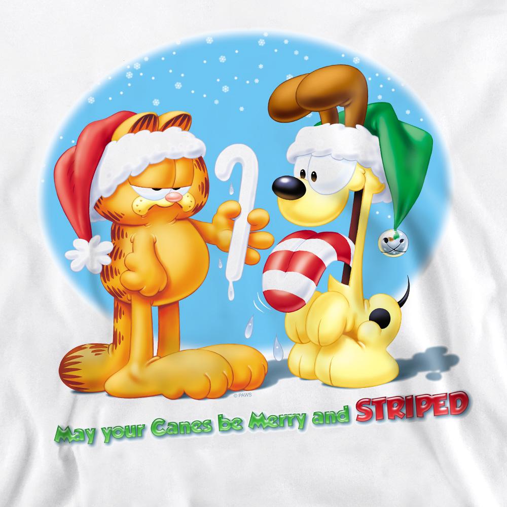 Гарфилд унисекс взрослый веселый и полосатый свитшот