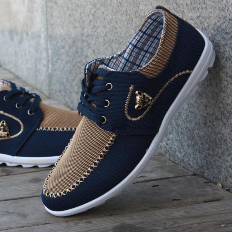 Мужские повседневные кроссовки на плоской подошве, парусиновая обувь для мужчин, весна-лето, удобные мужские кроссовки, мягкая обувь большого размера для вождения, обувь в горошек