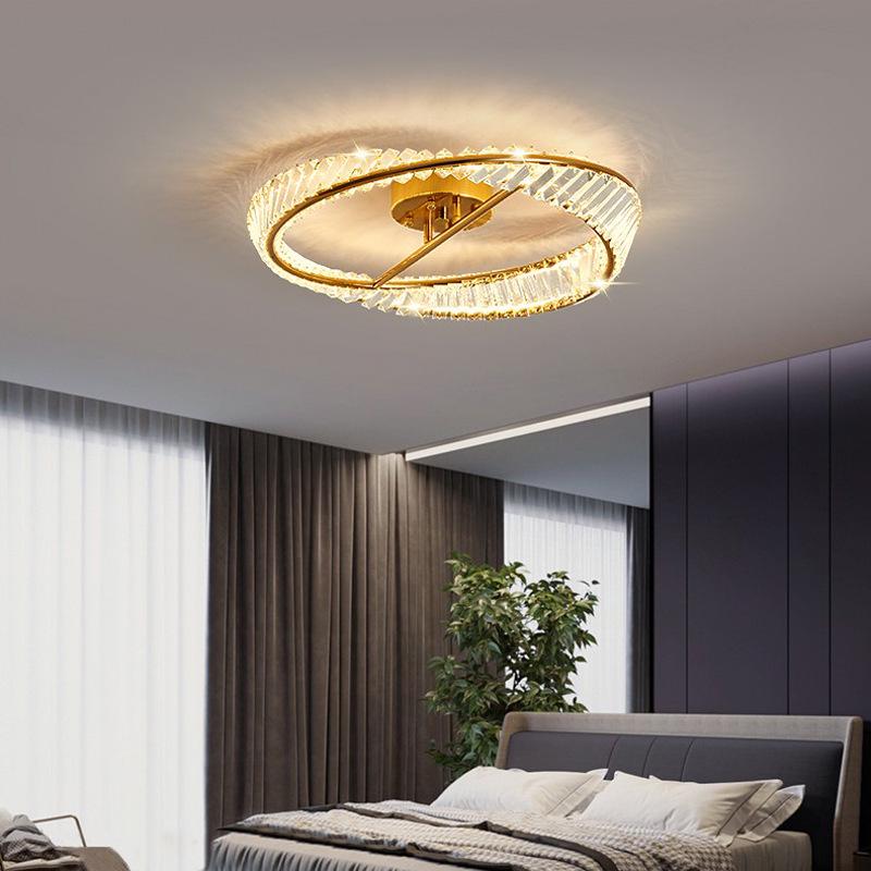 Modern Italian Crystal Ceiling Light for Living Rooms, Bedrooms, Restaurants, and Kids' Rooms