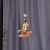Handmade Mobile Phone Chain Traditional Zodiac Key Ring Horse Keychain  Year of The Horse