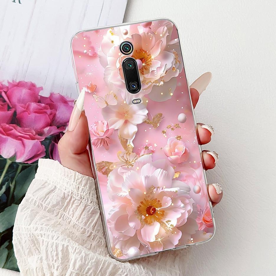 Чехол для Xiaomi Mi 9T Pro, Чехол с рисунком разноцветных цветов, Мягкий силиконовый чехол для телефона для Xiaomi Mi 9T Pro Mi9T Mi9TPro Fundas Coque