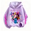 Autumn Winter Hoodie Manga Kids Kpop Demon Hunters Children's Sweatshirt Cute Tiger Harajuku Hoody for Boys Girls