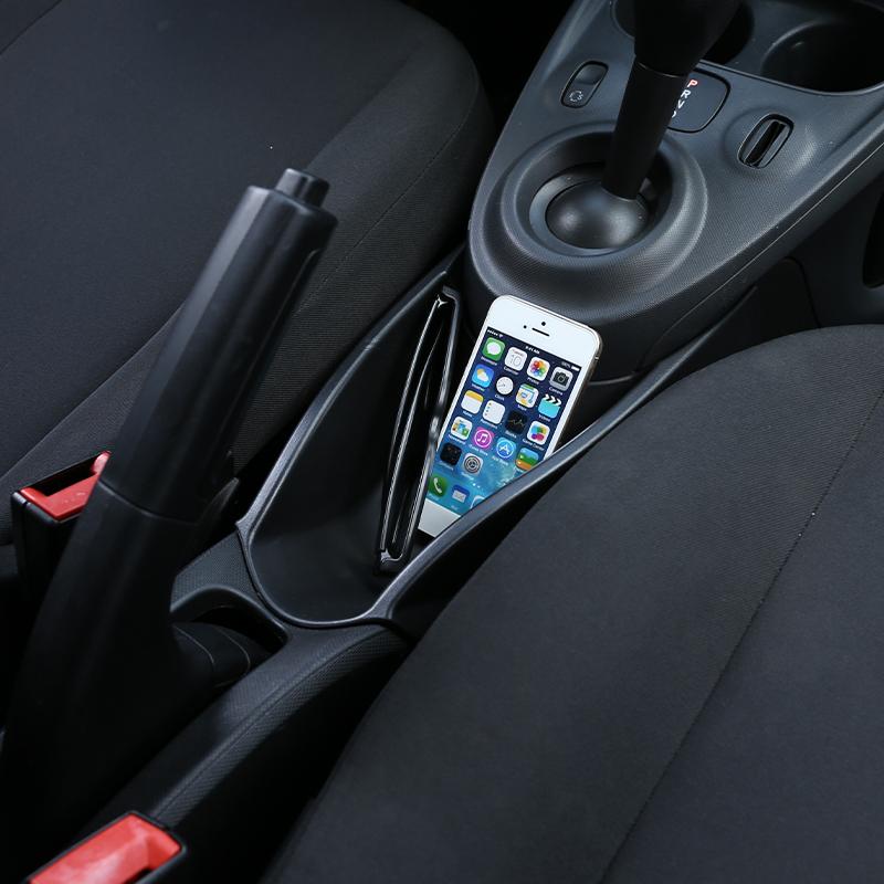 Автомобильный подлокотник из АБС-пластика, центральный ящик для хранения ручного тормоза для Smart 453 Fortwo Forfour 2015-перчаточный лоток на центральной консоли