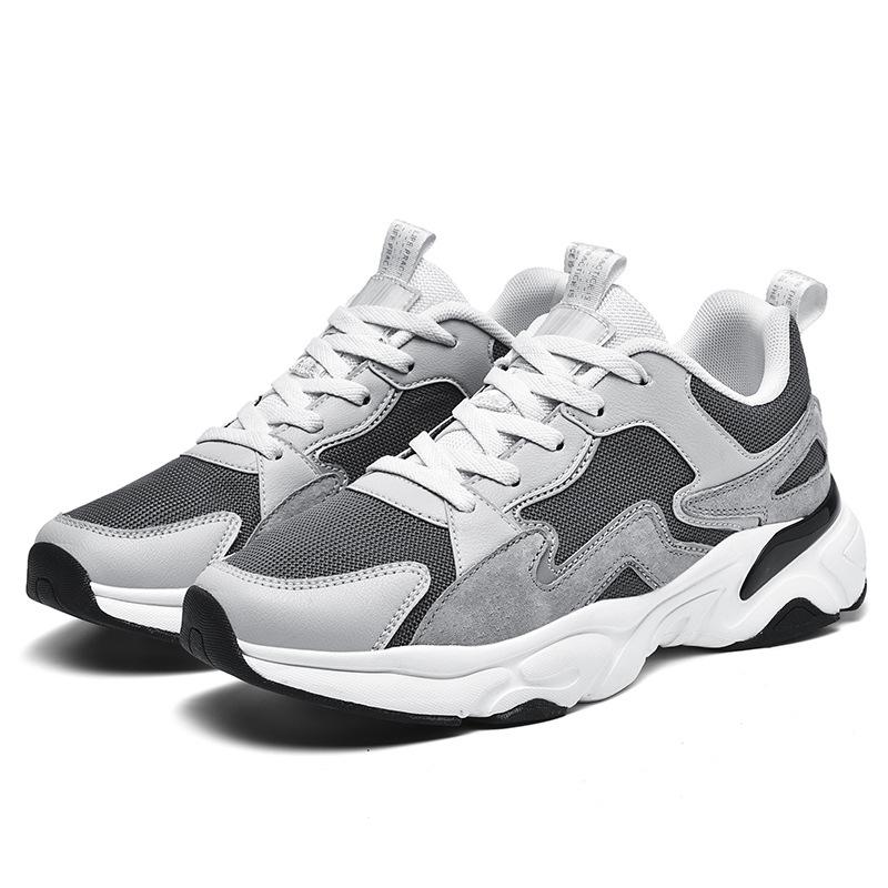 Мужская обувь четыре сезона новая сетчатая дышащая спортивная обувь простая модная платформа молодежная повседневная обувь мужчины