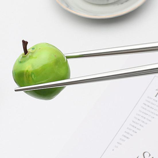 1 набор палочек для еды, термостойкие шестиугольные палочки для еды из нержавеющей стали, палочки для еды для ресторана отеля, товары для дома