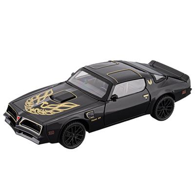 1/32 Pontiac Firebird Модель автомобиля из литого металла с имитацией звука и света Суперкар Модель автомобиля Детская игрушечная машинка Украшения