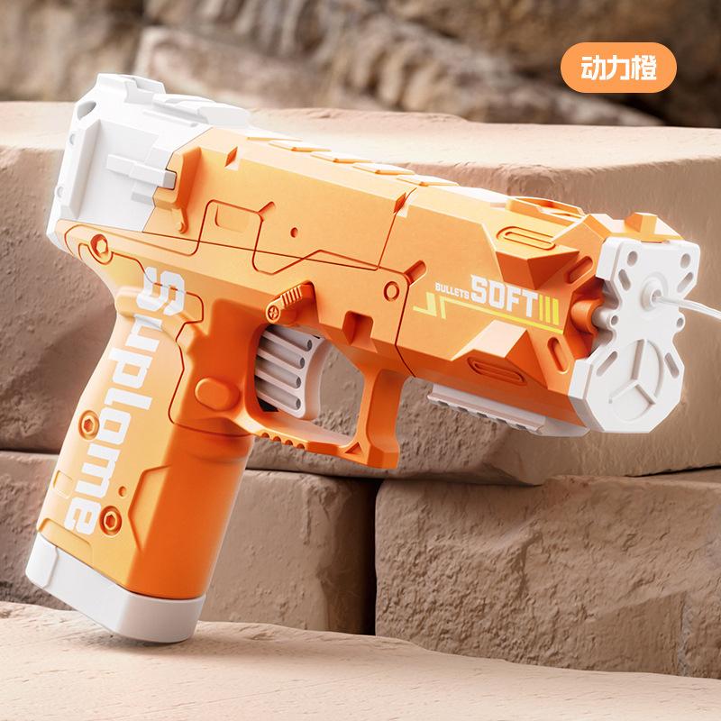 Летний водяной пистолет, игрушечный пистолет Desert Eagle, неэлектрический пистолет высокого давления, 10 метров, водяной пистолет, ретро цвет, пляжная игрушка для детей и взрослых