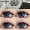 Mill Creek Color Contact Lenses with Grade Cosmetics Korean Beauty 14.5MM 0 Power Natural Color Diopter Eye 2pcs Annual Use Myopia Contact Lenses