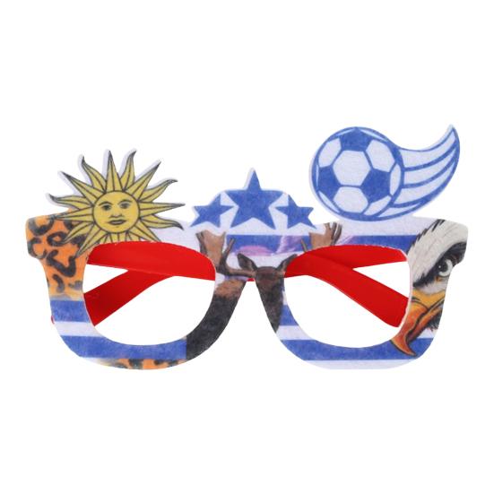 2026 Football Game Glasses Novelty Soccer Themed Party Eyeglasses National Flag Eyewear for Sports Party Favors Photo Props