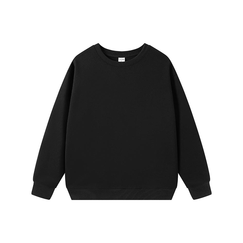 330G Heavyweight Men's Casual Loose Hoodie - Solid Color American Trend, Autumn/Winter Collection