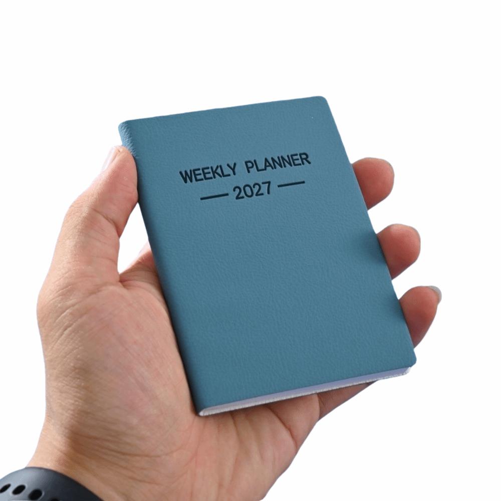 Pocket 2027 Agenda Book A7 Notebooks Mini Appointment Book School Office Supplies