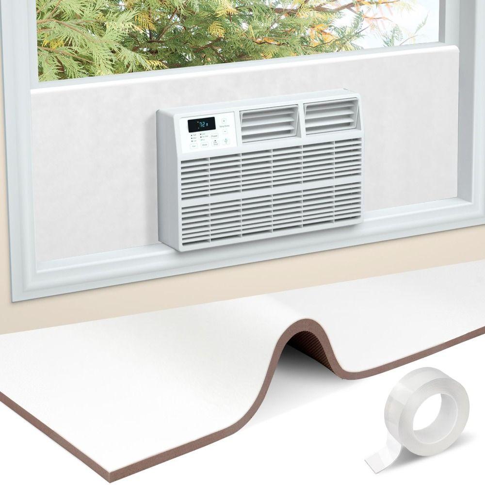 Heat Insulation Foam Panels With Tape Window Seal Gap Kit Insulation Panel Energy Saving
