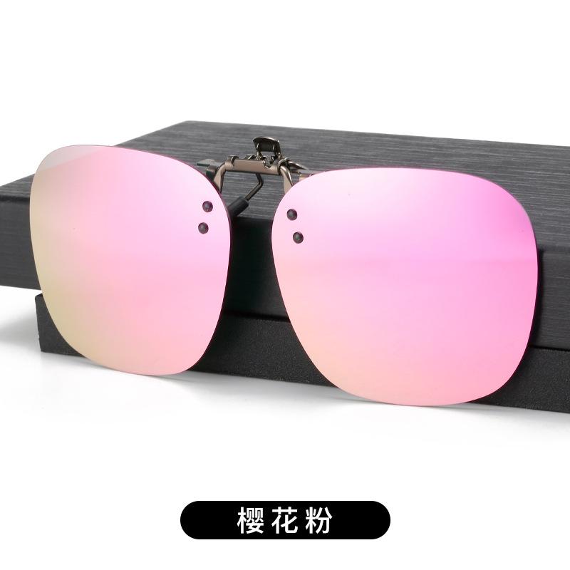 Солнцезащитные очки-клипсы, для рыбалки на открытом воздухе, для вождения, поляризационные, клипсовые, день и ночь, без оправы, многоугольные очки