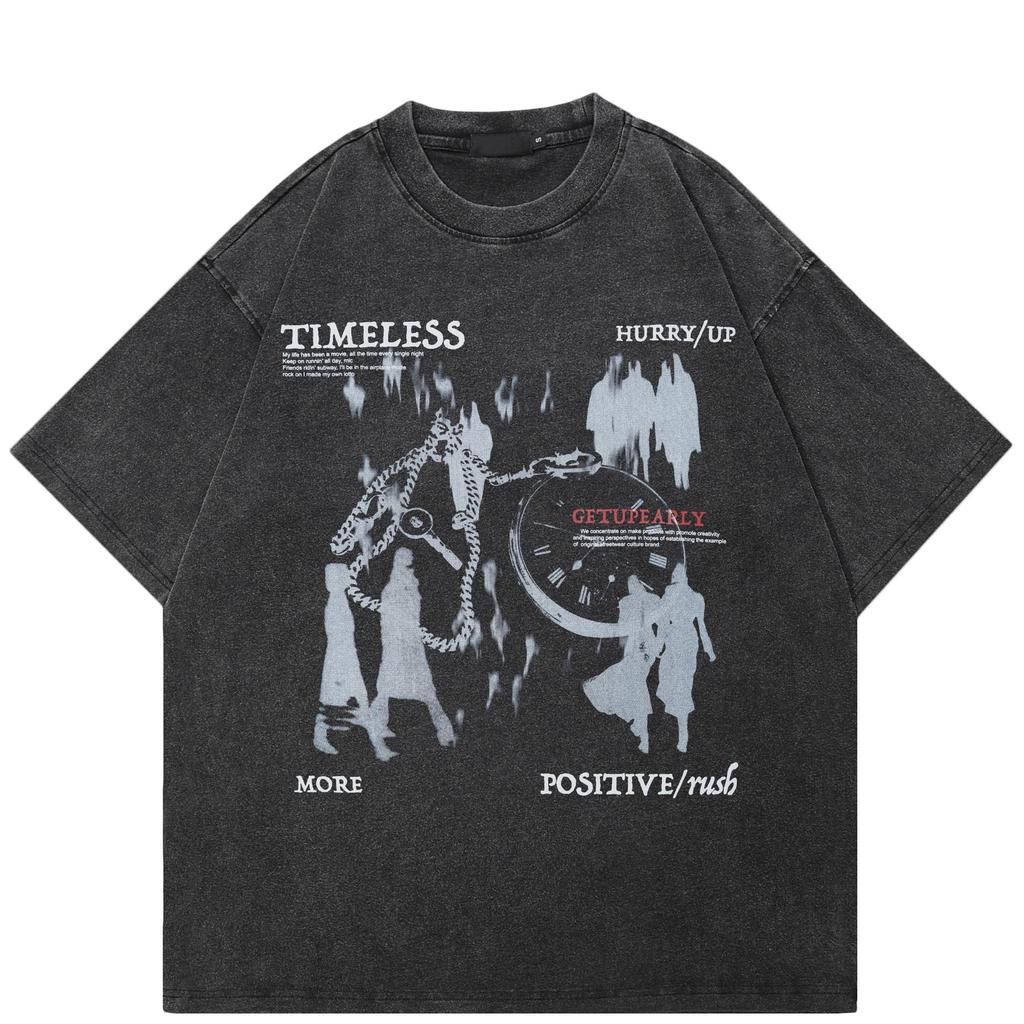 Футболка унисекс с принтом «Shadows» из хлопка, черная, стираная, топы унисекс, футболки, футболка с короткими рукавами