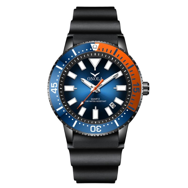 New Top Brand Business Casual Men's Watch Waterproof Tape Quartz Luminous Men's Watch