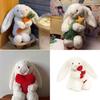 With Bunny Bashful Candy Cane Plush Doll Stuffed Animal Playroom Gifts Decor