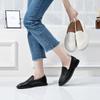 Fashion High Quality Soft Leather Loafers Women Comfortable Lightweight Round Toe Shallow Design Flat Shoes Elegant Commuter Office Shoe