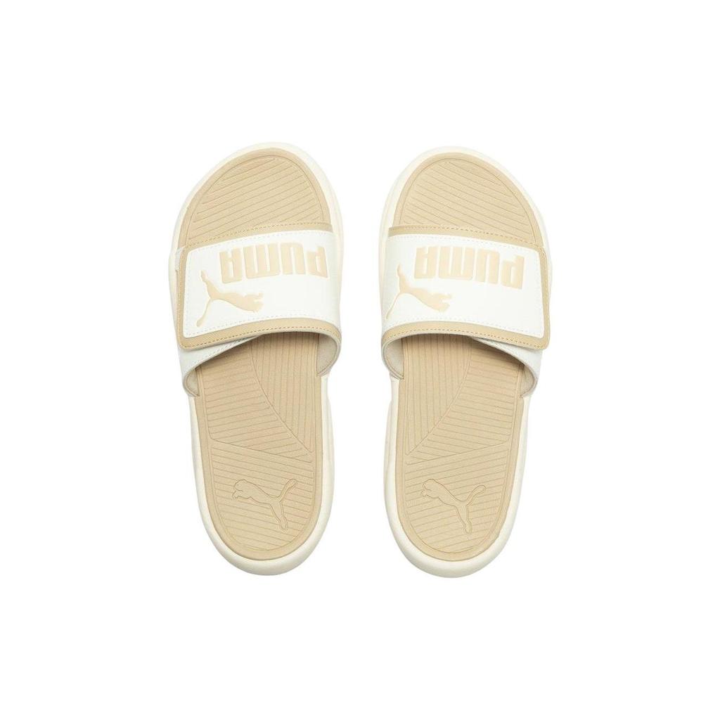 Puma Royalcat Non-Slip Durable Rubber Slide Sandals Unisex Footwear Beige 372280-23