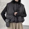 Winter Cropped Casual Simple Sleeveless Bread Suit Loose Warm Coats