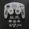 Transparent Clear Full Set Shell Housing with Buttons Mod Kit for GameCube NGC Controller DIY Custom Replacement Parts