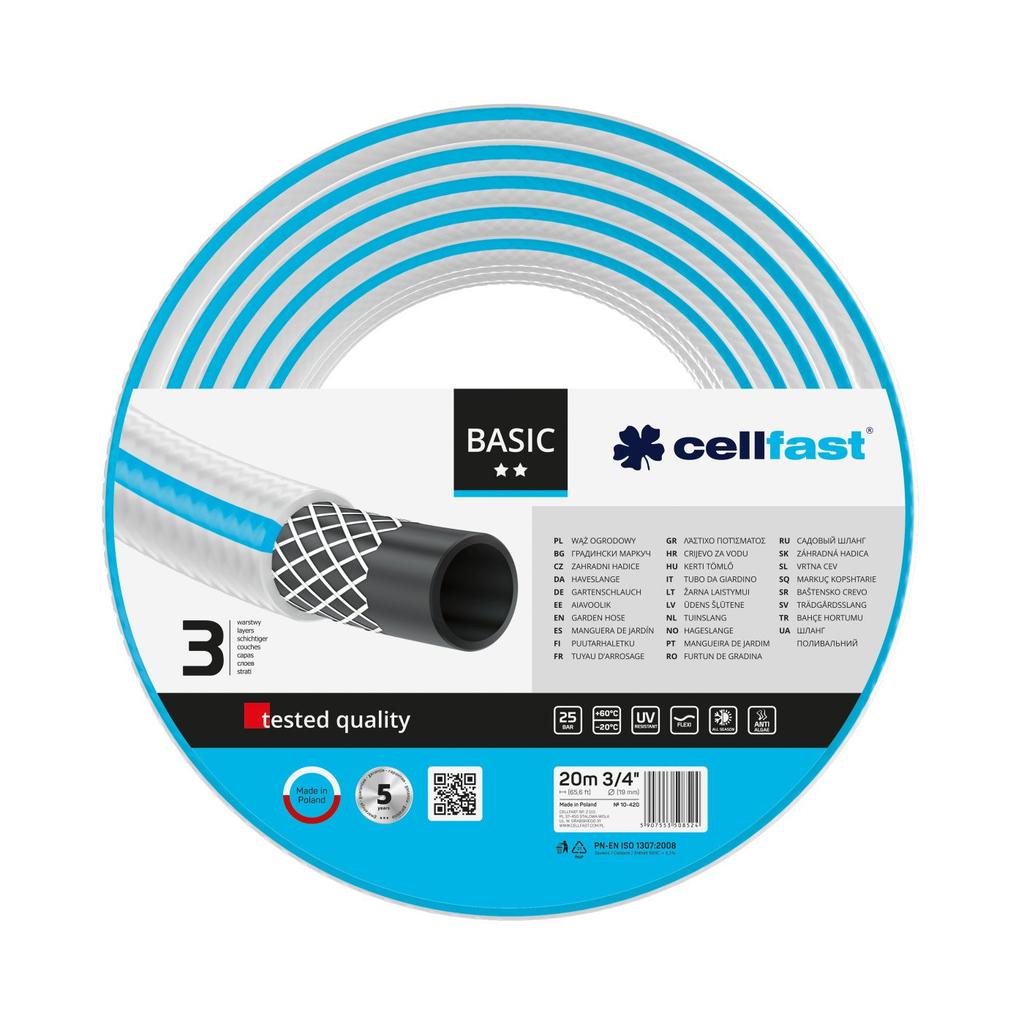 BASIC GARDEN HOSE 3/4'' 20MB - C 10-420