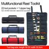 Multifunction Roller Tool Bags 600D Oxford Cloth Folding Wrench Bag Handheld Tool Roll Storage Portable Case Tools Pouch