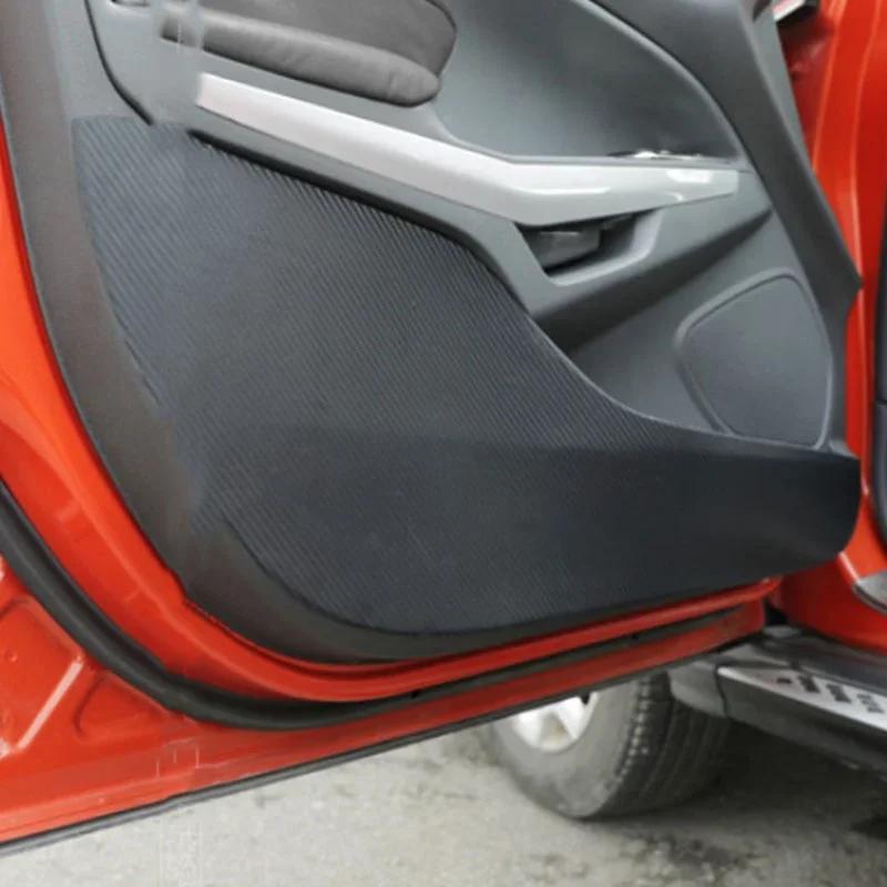 For Ford Ecosport 2013 - 2020 AccessoriesDoor Panel Sticker Door Sticker PVC Carbon Fiber Decal Interior Protector Stickers