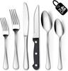Набор столовых приборов из 48 предметов, Наборы столовых приборов из нержавеющей стали на 12 персон, Набор вилок, ложек и ножей, Набор столовых приборов, Полированные столовые приборы Се