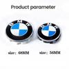 7Pcs Car Front Badge Rear Sticker Center Caps Steering Wheel Emblem For BMW X3 X5 G01 G20 G30 F10 F11 F20 F01 F30 E39 E60 npmk56