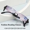 Новые без оправы очки для пресбиопии с двойным светом, модные очки для чтения для мужчин и женщин, бифокальные очки с защитой от синего света