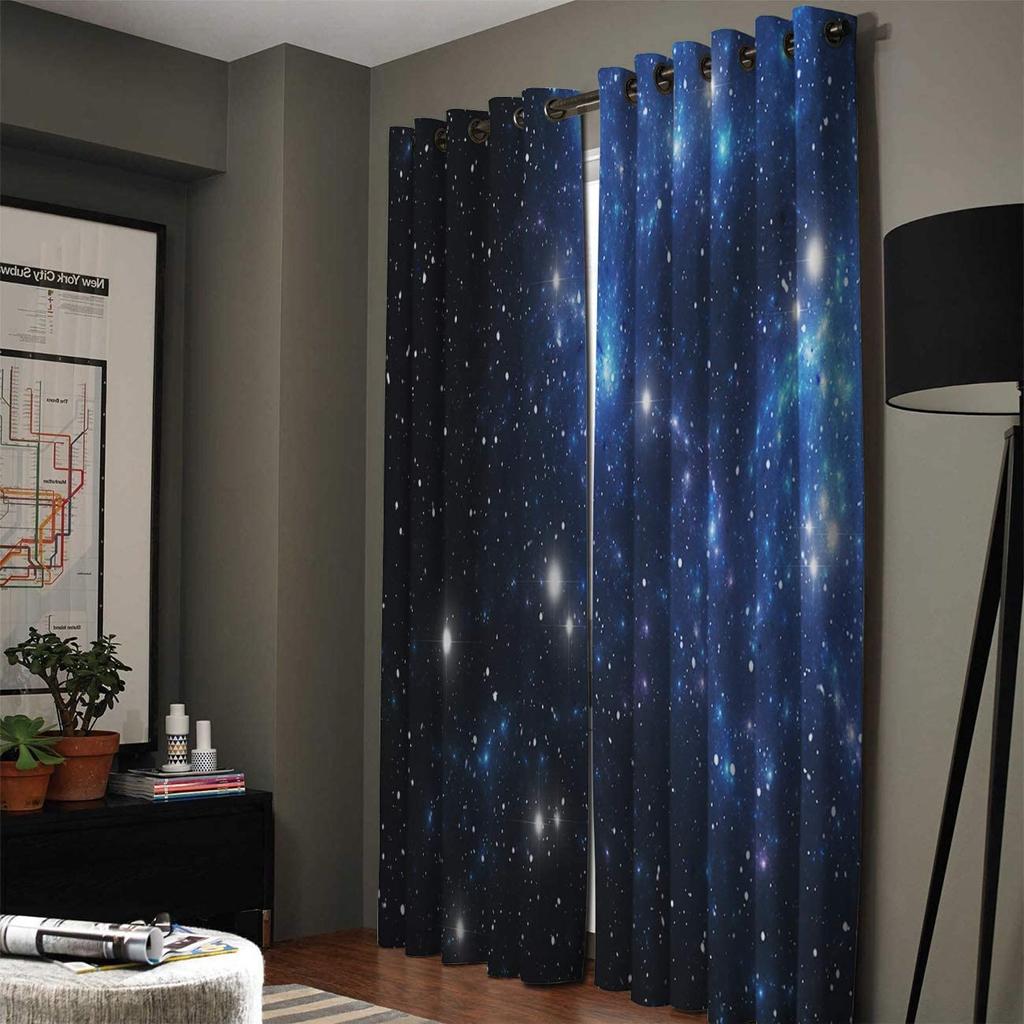 Космическая Туманность Галактика Оконные Шторы Гостиная Тканевые Шторы Шторы Домашний Декор Шторы для Спальни