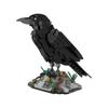 Нетоксичные Gobricks Moc-217187 Ворон Строительные Блоки Креативная Серия Животных Вороньи Кирпичики Модели Конструктор Птица Подарки