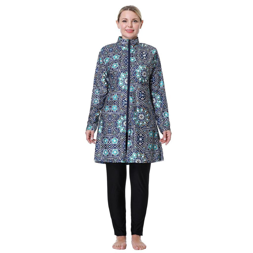 Свободный скромный купальник большого размера для женщин, H1024