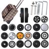 With Screw Replace Wheels Caster Wheel Repair Kit Suitcase Parts Axles Travel Luggage Wheels
