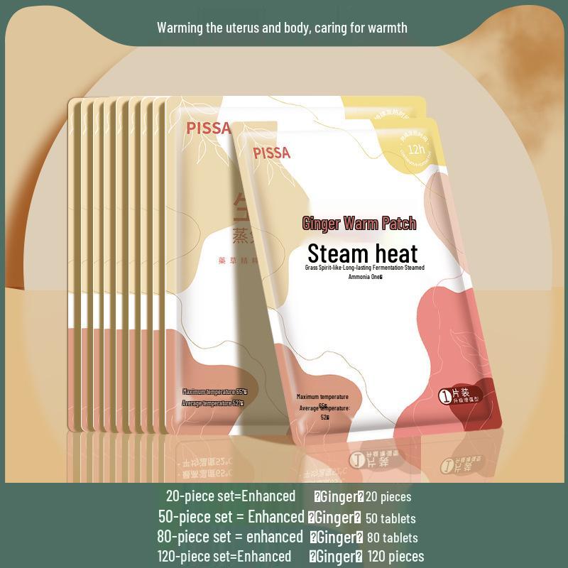 Набор из 10 согревающих детских пластырей для облегчения менструальных болей с полынью и пустырником