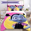 3pcs Vampirina1 Design Cover Set - HD Printed Bedding with 1 Cover and 2 Pillowcases - Perfect for Home and Dorm Decor