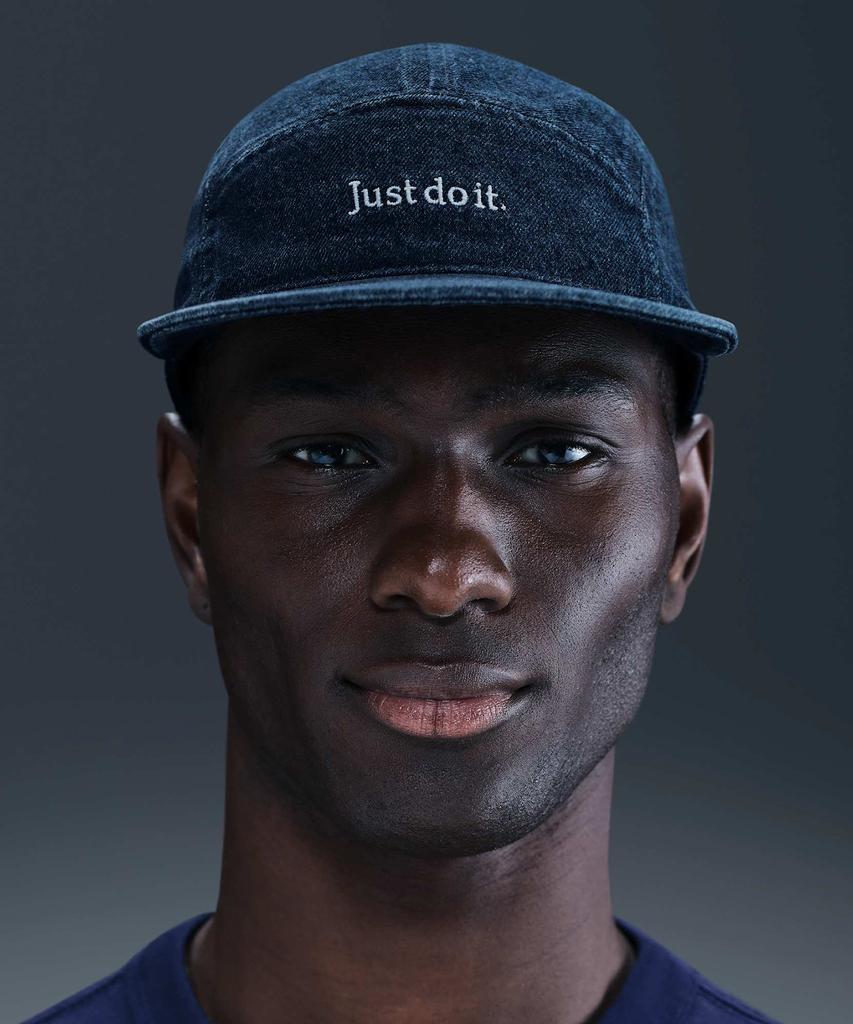 Nike Свободная джинсовая кепка без структуры - Колледж Нави:Белый / Ib2345-419