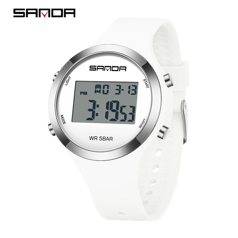 Sanda Colorful Multi-Function Waterproof Sports Watch for Men & Women