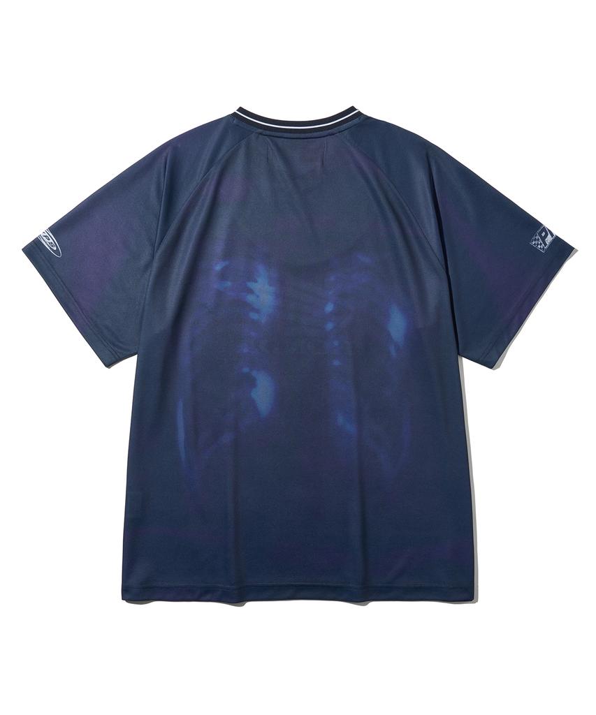 PHYPS MOTORCYCLE X-Ray Jersey Short Sleeve Blue