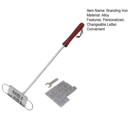Yousheng Barbecue Branding Iron Custom Branding Iron Stamp with Changeable Letters for Steaks Cakes Burgers Grilling Accessories