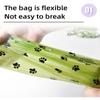 Biodegradable Pet Waste Bags Thickened Portable Printed Dog Poop Bags Eco-friendly Outdoor Pet Poop Pickup Bags with Organizer
