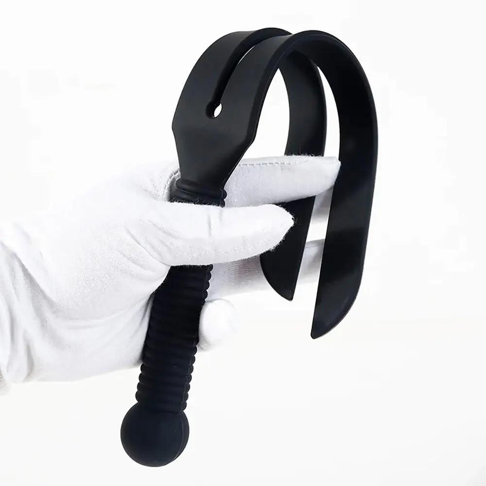 Silicone Horse Riding Whip 38cm Horse Riding Crops Durable Spanking Paddles Horse Rider