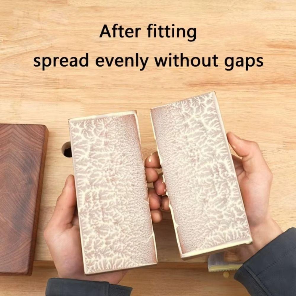 Ergonomic Handle Glues Spreader Scraping Plate Notched Applicator Craftsmanship Projects