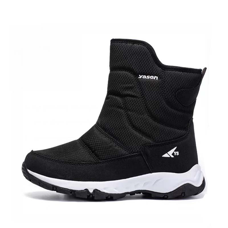 Мужские и женские зимние меховые утепленные водонепроницаемые уютные теплые непродуваемые легкие водонепроницаемые нескользящие сноубутсы для пешего туризма