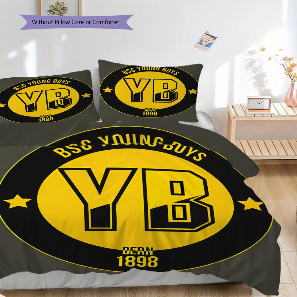 BSC YB Узор Комплект постельного белья Одеяло Покрывало Наволочка Домашний Декор Подарок на День Рождения (1 пододеяльник + 2 наволочки, без наполнителя)