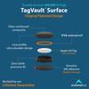 Elevation Lab TagVault™ Surface AirTag Adhesive Mount - The Original Waterproof AirTag Stick-on Holder
