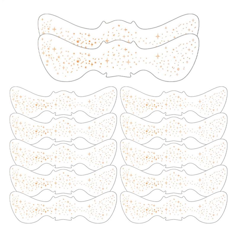 12 шт. Блестящие наклейки-веснушки Тату на лицо Фестивальные аксессуары Блестящие Яркие Накладные Веснушки Временные наклейки-тату