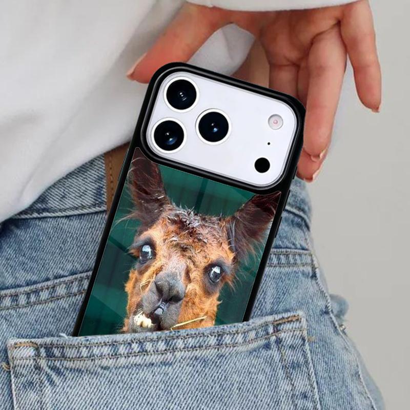 Счастливая лама путешествие без проблем лама Чехол для телефона для iPhone 16e 15 14 13 12 17 Pro Max Plus Air 17pro Чехол Coque
