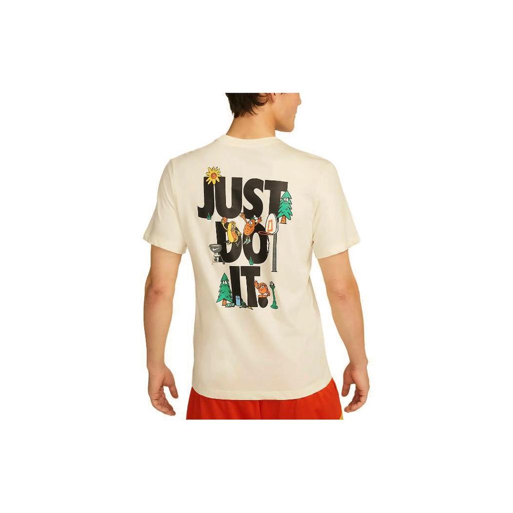 Nike Мужская футболка с коротким рукавом и логотипом Alphabet, белая FD0064-113