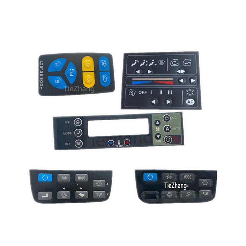Для Kobelco SK200 210 220 230 250-6E Наклейки на приборную панель наклейки на LCD дисплей кнопки наклейки на кнопки запчасти для экскаватора